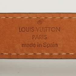 Pre Owned حزام خصر لوي فيتون قماش مونوغرام صغير أنيق 80 سم