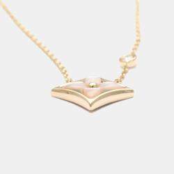 مملوكة مسبقًا Louis Vuitton Pandantif Star Blossom BB Necklace Pink Gold 18K Mother Of Pearl Necklace Pink Gold