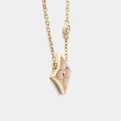 مملوكة مسبقًا Louis Vuitton Pandantif Star Blossom BB Necklace Pink Gold 18K Mother Of Pearl Necklace Pink Gold