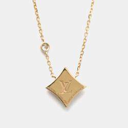 مملوكة مسبقًا Louis Vuitton Pandantif Star Blossom BB Necklace Pink Gold 18K Mother Of Pearl Necklace Pink Gold