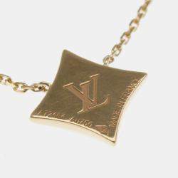 مملوكة مسبقًا Louis Vuitton Pandantif Star Blossom BB Necklace Pink Gold 18K Mother Of Pearl Necklace Pink Gold