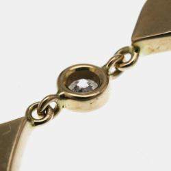 Pre Owned قلادة لويس فيتون باندانتيف ستاربلاسم ألماس ذهب وردي عيار 18 لؤلؤة أم قلادة ذهب وردي