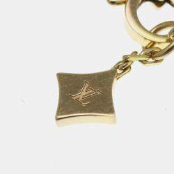 Pre Owned قلادة لويس فيتون باندانتيف ستاربلاسم ألماس ذهب وردي عيار 18 لؤلؤة أم قلادة ذهب وردي