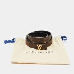 Pre Owned Louis Vuitton LV Initiales 75CM Black Monogram Canvas and Leather