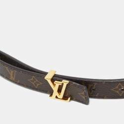 Pre Owned Louis Vuitton LV Initiales 75CM Black Monogram Canvas and Leather