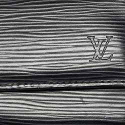 Pre Owned Louis Vuitton 6 Key Holder Black Epi Leather