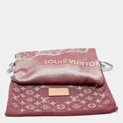 Pre Owned شال لوي فيتون حرير مونوجرامي زهري حقيبة بخارية ترنك