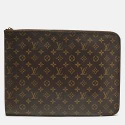 مملوكة مسبقًا Louis Vuitton Poche Document Portfolio Monogram Canvas Case