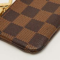 Pre Owned Louis Vuitton Damier Ebene Canvas Key Pouch