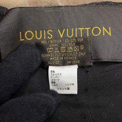 مملوكة مسبقًا Louis Vuitton Echarpe Fleur Essential Brown Fox Beaver Coyote