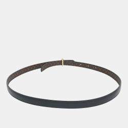 Pre Owned Louis Vuitton Mini Flower Reversible Belt