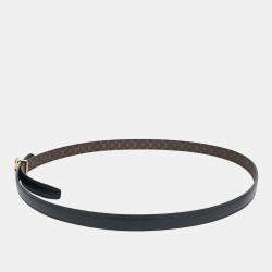 Pre Owned Louis Vuitton Mini Flower Reversible Belt