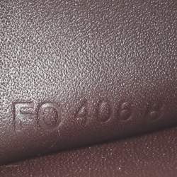 Pre Owned Louis Vuitton Heart Amarante Monogram Vernis Coin Purse