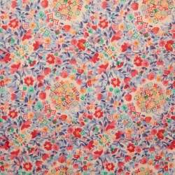 مملوكة مسبقًا Louis Vuitton Fuchsia Pink Catania Floral Print Silk Scarf