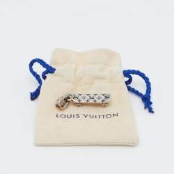 Pre Owned Louis Vuitton LV Skateboard Silver Tone Metal Charm