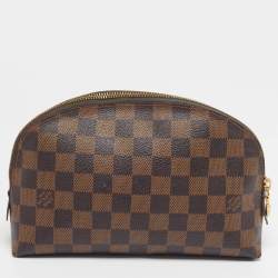 Pre Owned  Louis Vuitton Cosmetic GM Damier Ebene Canvas Pouch 