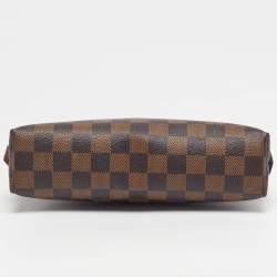Pre Owned  Louis Vuitton Cosmetic GM Damier Ebene Canvas Pouch 