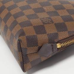 Pre Owned  Louis Vuitton Cosmetic GM Damier Ebene Canvas Pouch 