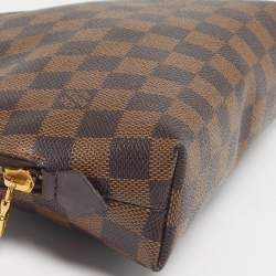 Pre Owned  Louis Vuitton Cosmetic GM Damier Ebene Canvas Pouch 