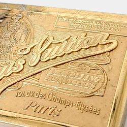 Pre Owned Louis Vuitton Gold Tone Key Ring and Bag charm