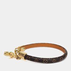 Pre Owned Louis Vuitton Brown Monogram Vivienne Bracelet