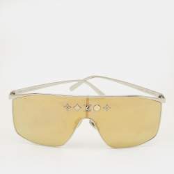 Pre Owned Louis Vuitton Silver Z1853U LV My Monogram Shield Sunglasses