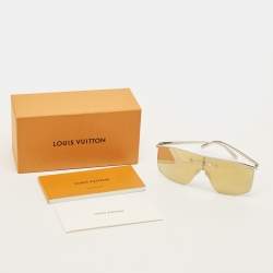 Pre Owned Louis Vuitton Silver Z1853U LV My Monogram Shield Sunglasses