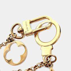 Pre Owned Louis Vuitton Gold Fleur de Monogram Bag Charm