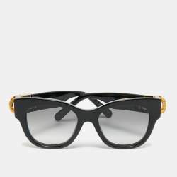 Pre Owned Louis Vuitton Black Z1568W Link PM Cat Eye Sunglasses