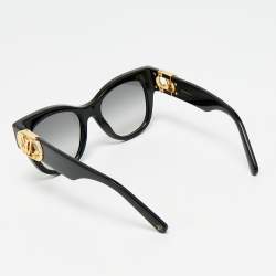 Pre Owned Louis Vuitton Black Z1568W Link PM Cat Eye Sunglasses