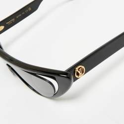 Pre Owned Louis Vuitton Black Z2179U Split Cat Eye Sunglasses