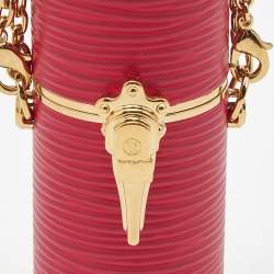 مملوكة مسبقًا Louis Vuitton Fuschia Epi Leather Lipstick Case on Chain 