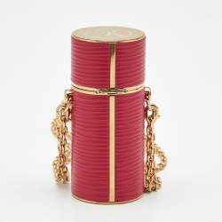 مملوكة مسبقًا Louis Vuitton Fuschia Epi Leather Lipstick Case on Chain 