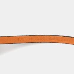 Pre Owned سوار لويس فيتون ألوان بنية مونوغرام قماش معدن لون ذهبي ألما