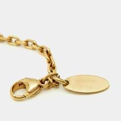 مملوكة مسبقًا Louis Vuitton Gamble Crystals Gold Tone Necklace