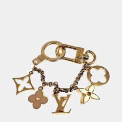 Pre Owned Louis Vuitton Fleur de Monogram Gold Bag Charm