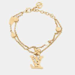 مملوكة مسبقًا Louis Vuitton Bracelet Lady Lv Dore Metal Strass