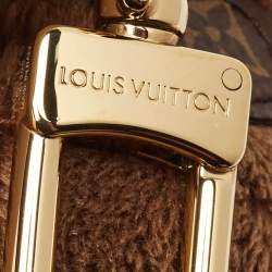 Pre Owned Louis Vuitton Louis Bear Western Bag Charm Multicolor Faux Fur and Leather