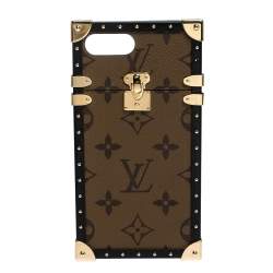 Pre Owned Louis Vuitton Monogram Reverse Canvas Eye Trunk iPhone 7 Plus Case