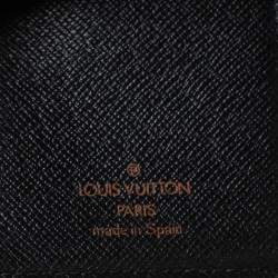 Pre Owned Louis Vuitton Black Epi Leather Medium Ring Agenda Cover 