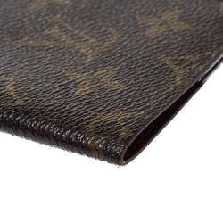 Pre Owned Louis Vuitton Monogram Canvas Pocket Agenda Cover