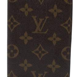 Pre Owned Louis Vuitton Monogram Canvas Pocket Agenda Cover
