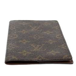 Pre Owned Louis Vuitton Monogram Canvas Pocket Agenda Cover