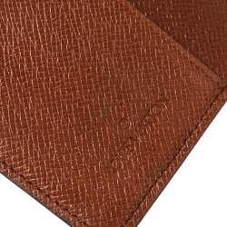 Pre Owned Louis Vuitton Monogram Canvas Pocket Agenda Cover