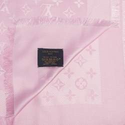 Pre Owned Louis Vuitton Rose Ballerina Monogram Shawl 