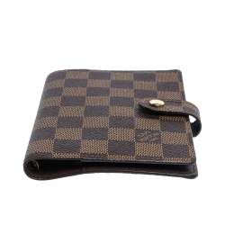مملوكة مسبقًا Louis Vuitton Damier Ebene Large Ring Agenda Cover