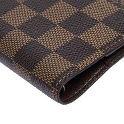 مملوكة مسبقًا Louis Vuitton Damier Ebene Large Ring Agenda Cover