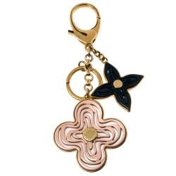 Pre Owned Louis Vuitton Multi Color Resin Gold Tone Naif Key Holder & Bag Charm