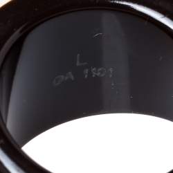 Pre Owned خاتم لويس فيتون أنكلوجن رزين بني مونوغرامي مقاس كبير - لارج