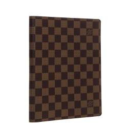 Pre Owned Louis Vuitton Damier Ebene Canvas Agenda Cover